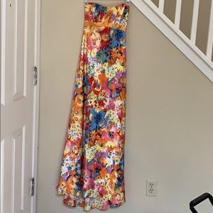 Vintage Jessica McClintock Gunne Sax Floral Gown